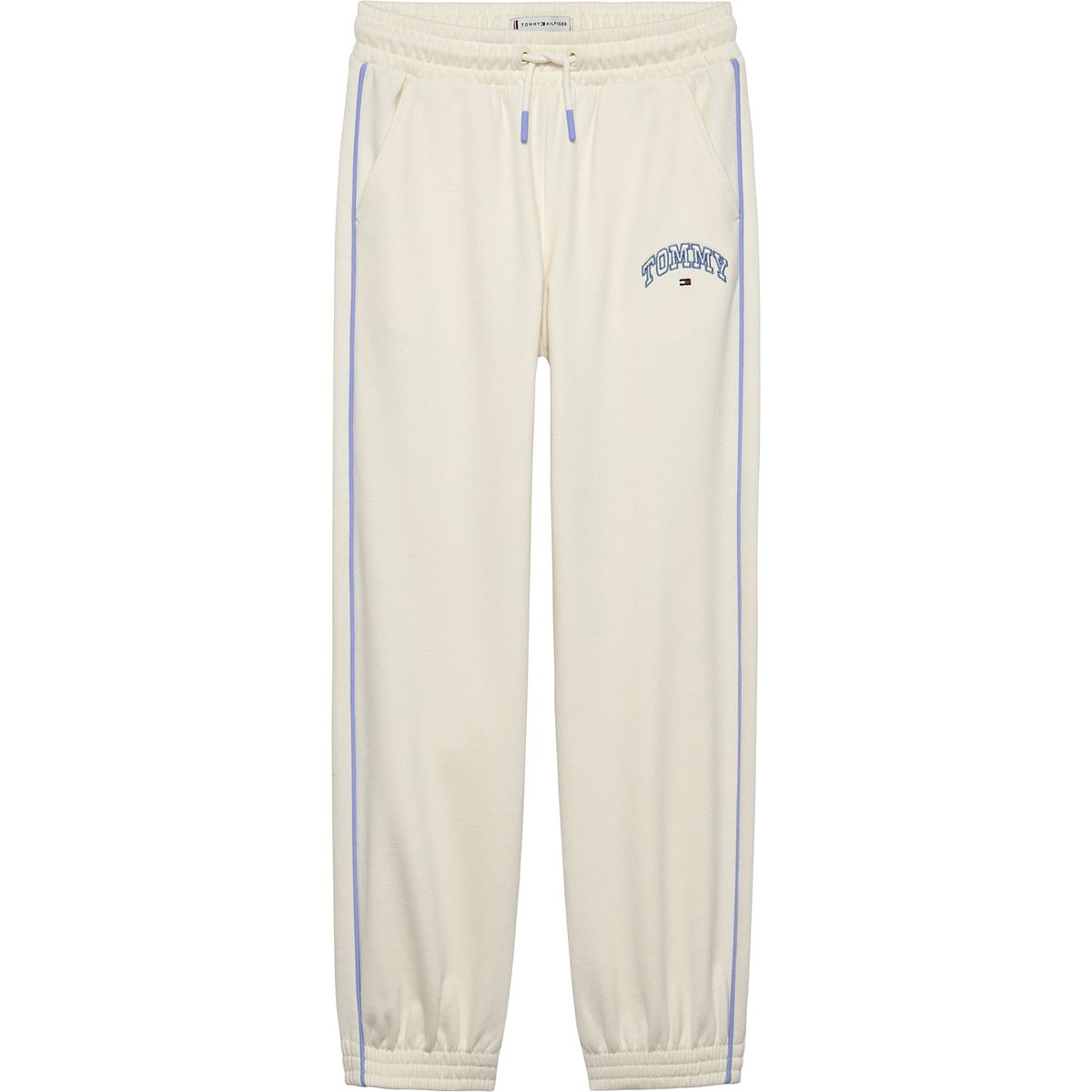 TOMMY HILFIGER - Joggers blanco amplios de felpa Tommy Hilfiger