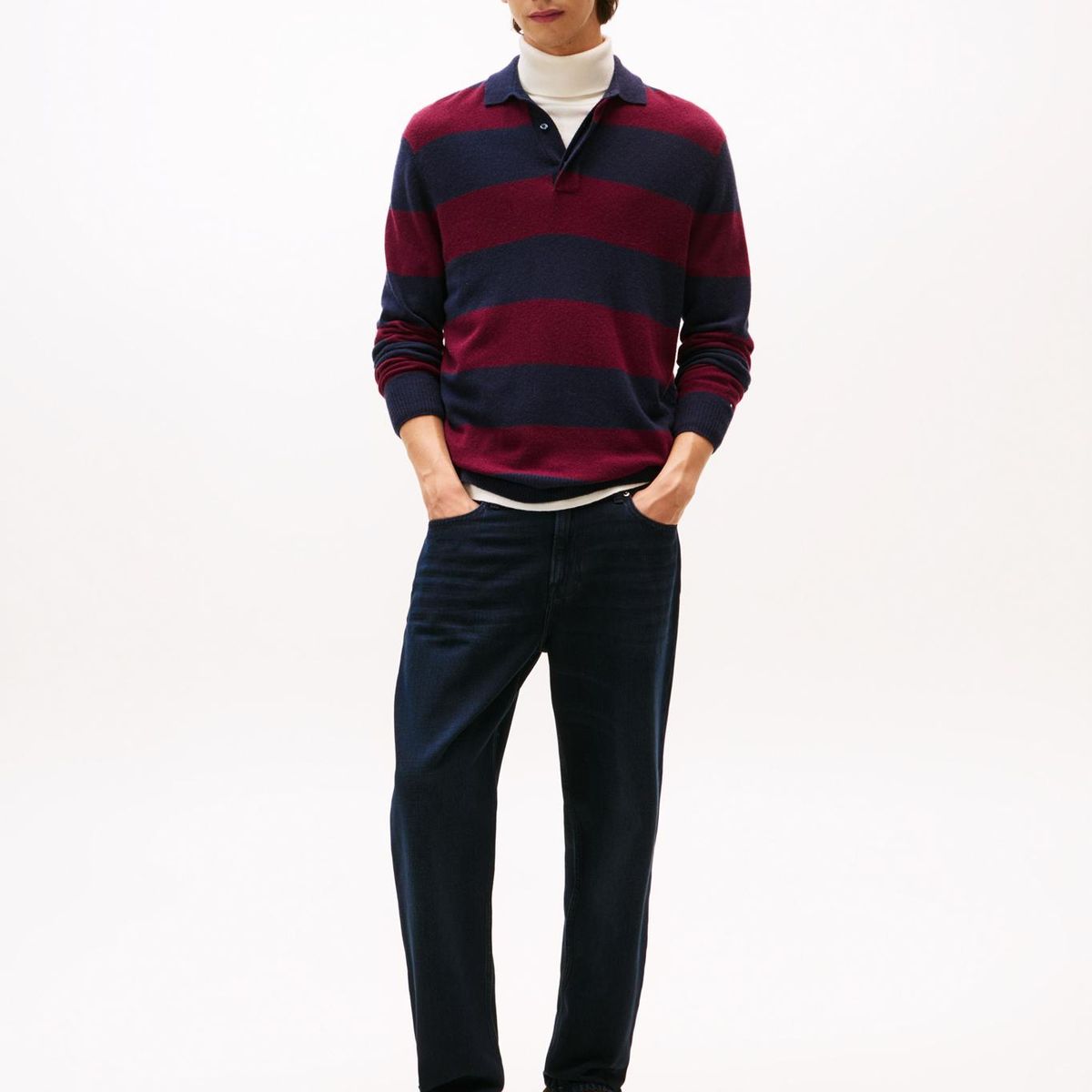 TOMMY HILFIGER - Jeans azul Harlem cónicos Tommy Hilfiger