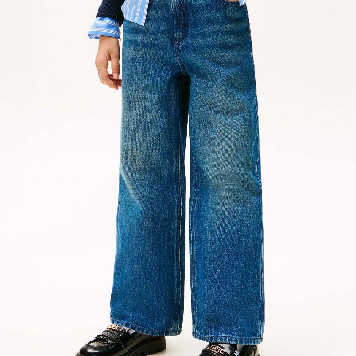 TOMMY HILFIGER - Jeans azul oscuro mabel con logo Tommy Hilfiger