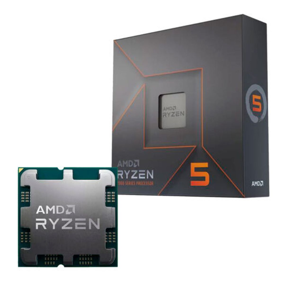 AMD - Procesador AMD RYZEN 5-7600X Para Socket Am5 Con Eficiencia Avanzada