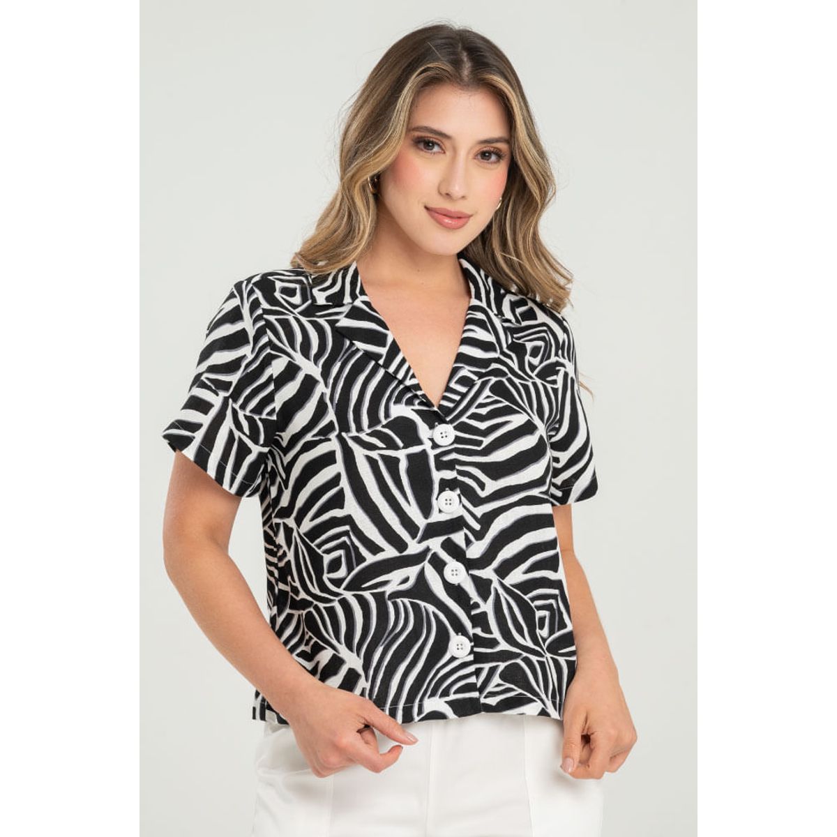 RAGGED - Blusa minha Negro Ragged
