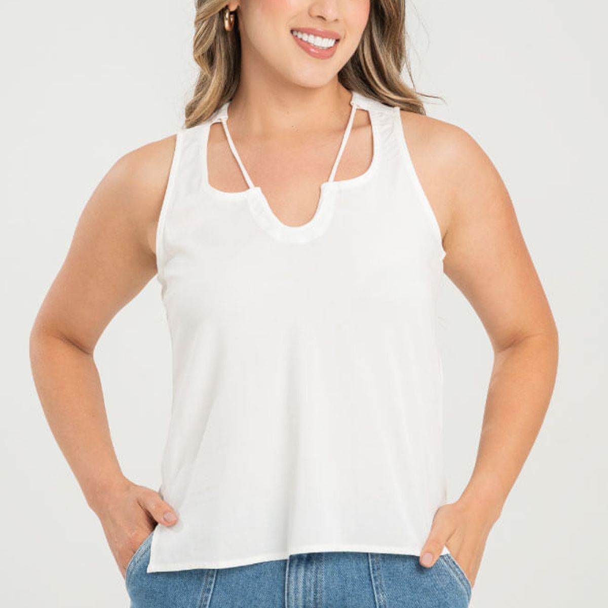 RAGGED - Blusa mhiles Blanco crudo Ragged
