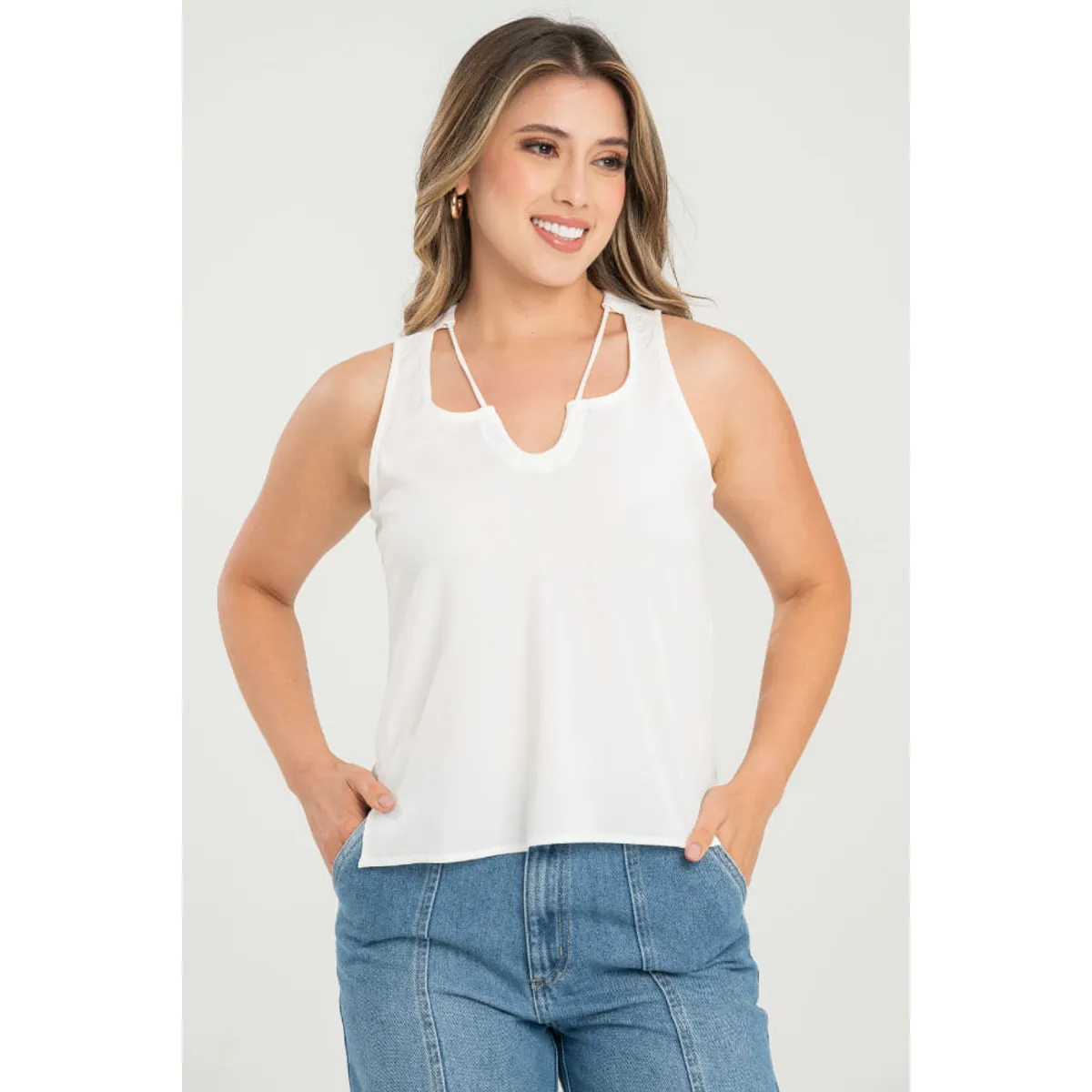 RAGGED - Blusa mhiles Blanco crudo Ragged