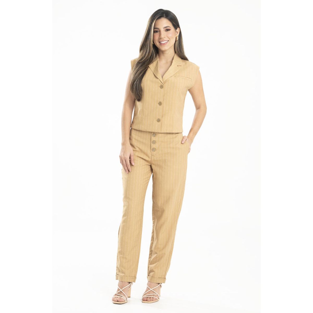 RAGGED - Pantalon ocakh Beige oscuro Ragged