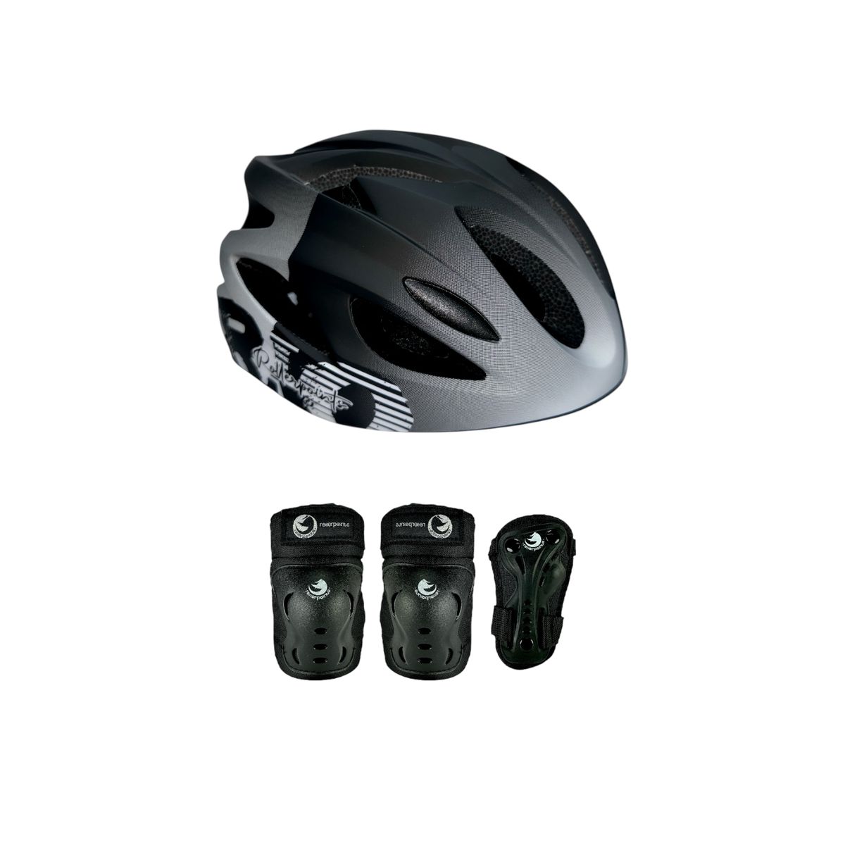 ONWHEELS - Patines En Linea Semiprofesionales Kit Onwheels Con Protecciones Negro L 39 Ajustables a 42