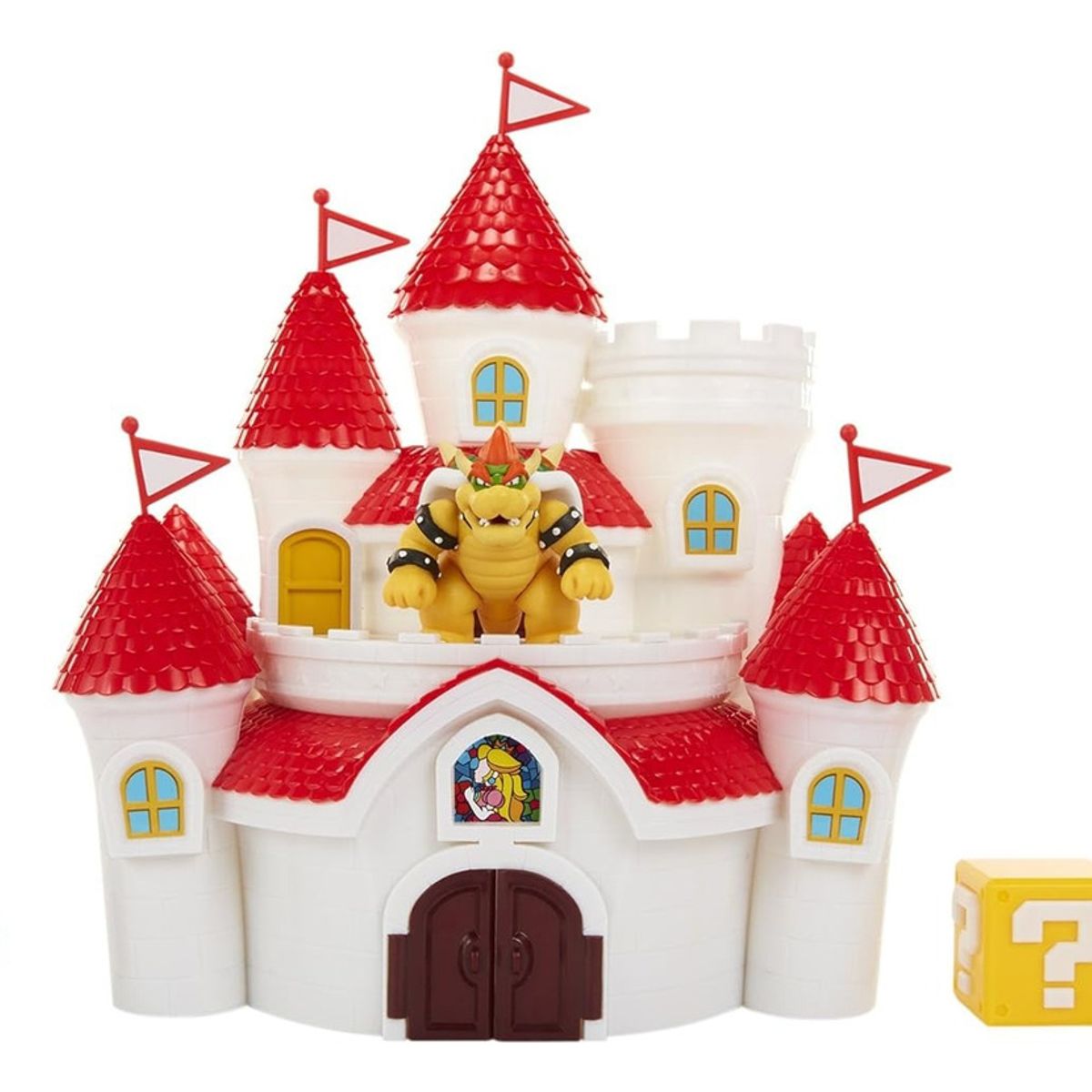 JAKKS PACIFIC - Super Mario Bros Castillo Del Reino Champiñón + Mini Bowser