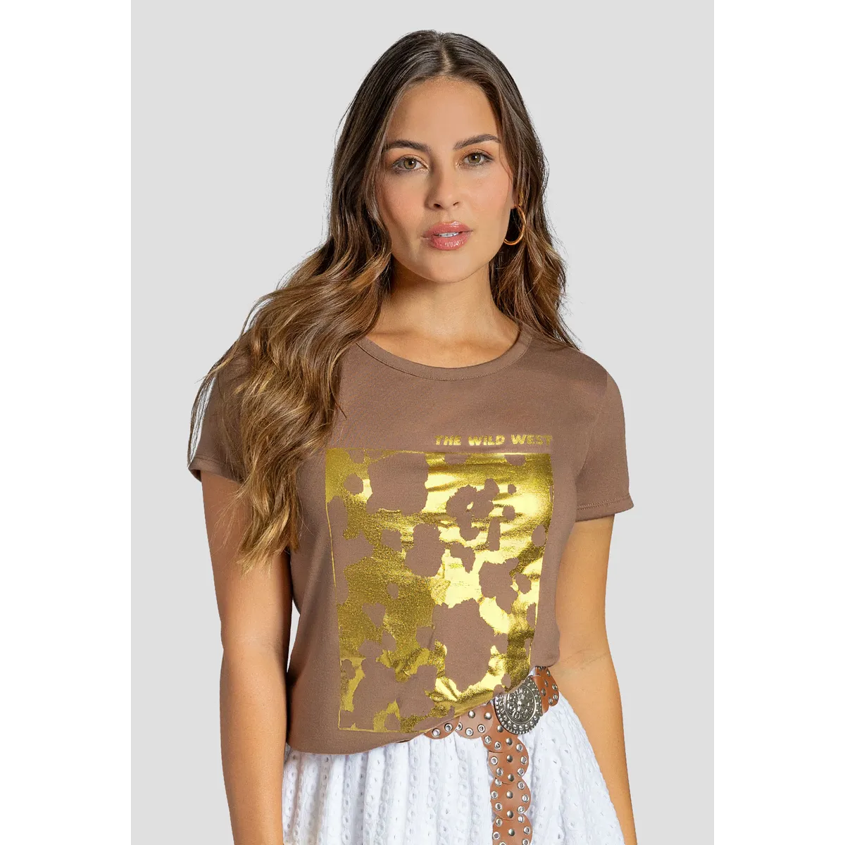 MARKETING PERSONAL - Camiseta Mujer Chocolate Mp 113247