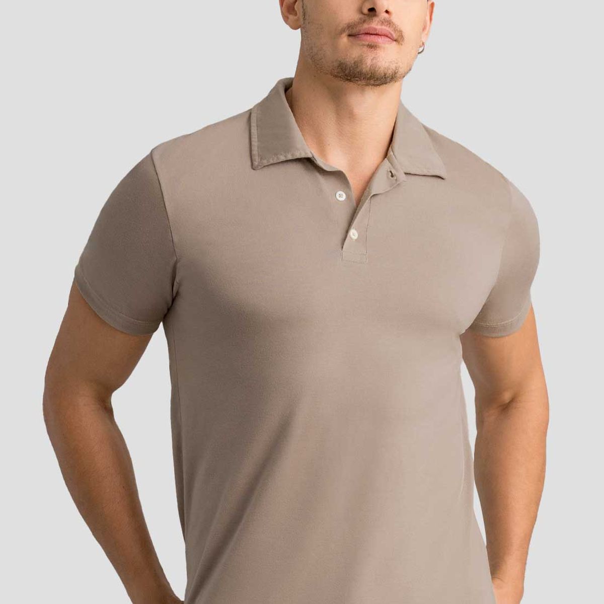 MARKETING PERSONAL - Polo Hombre Café Pardo Mp 113053