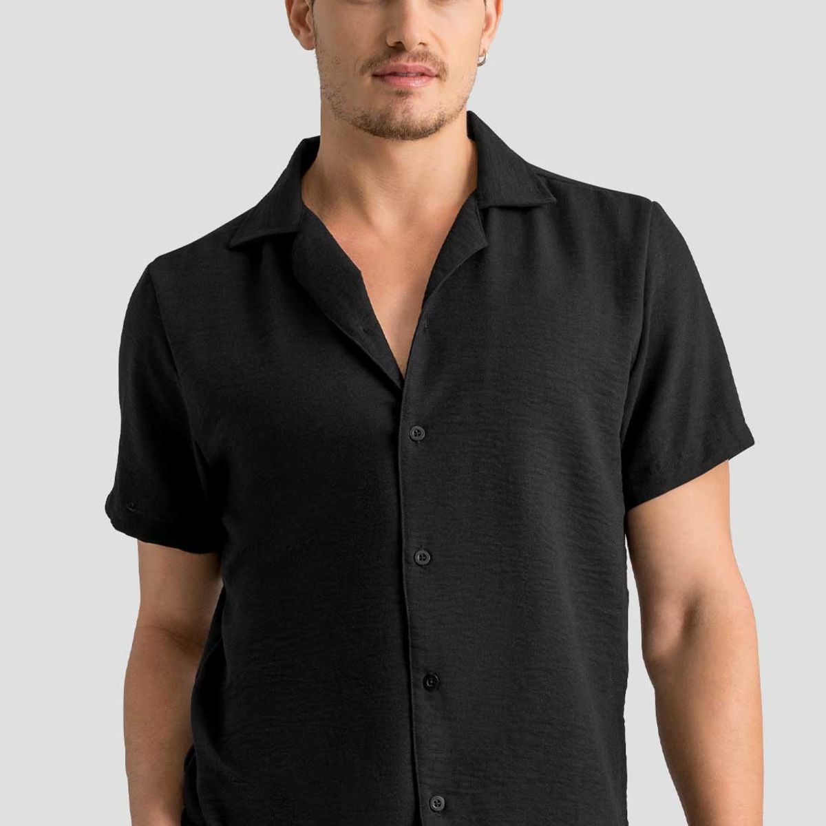 MARKETING PERSONAL - Camisa Hombre Negro Mp 113054