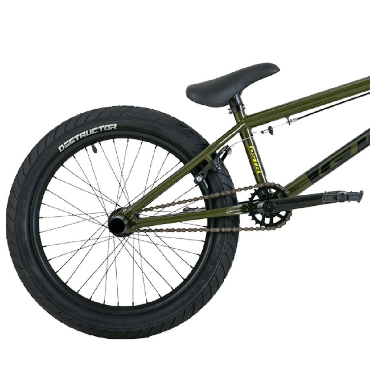 GW - BICICLETA BMXDIRT 20P DESTRUCTOR ACERO VERDE MILITAR