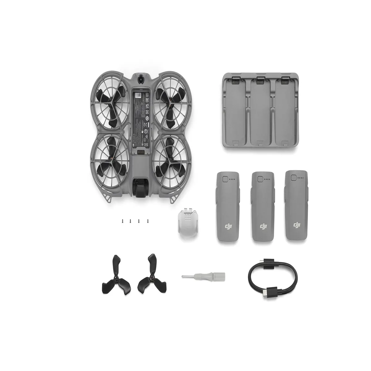 DJI - Drone Diji Neo 2 Fly More Combo 3 (sin control) (3 baterías)