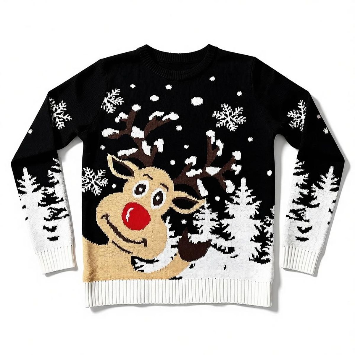 GENERICO - Saco Suéter Navideño Tejido Diseño Navidad Adultos Unisex