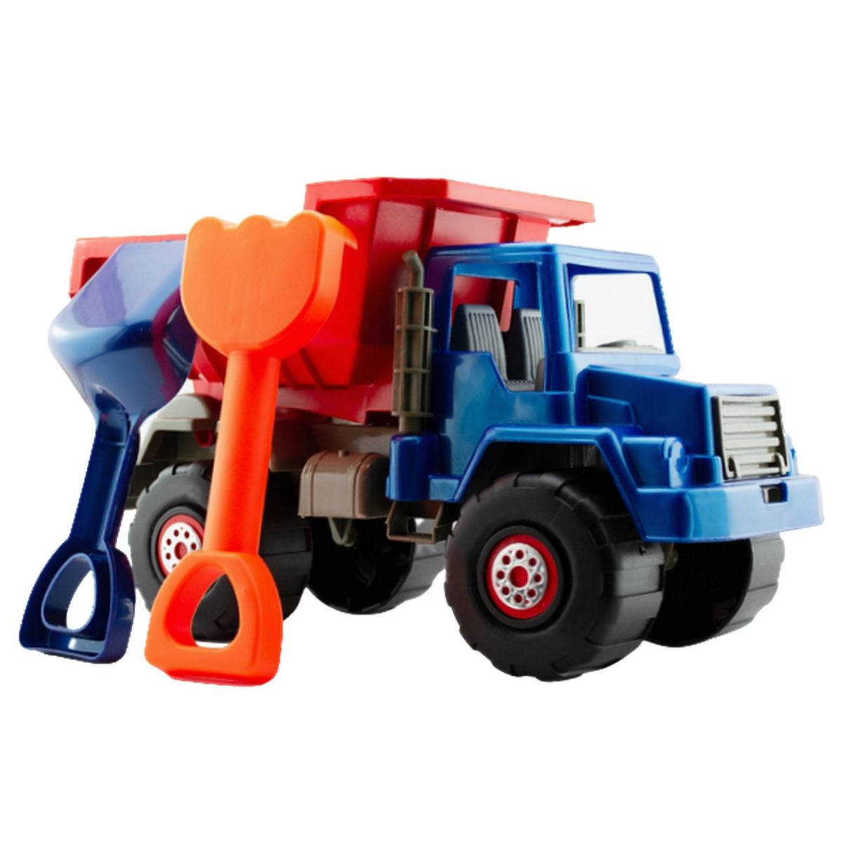 GENERICO - Volqueta Grande Pro Azul con rojo