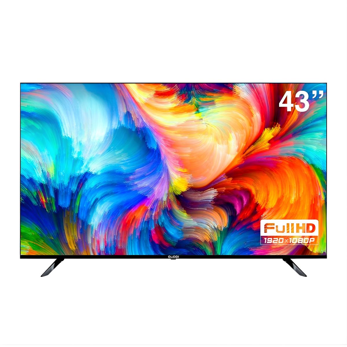 GENERICO - Televisor De 43 Pulgadas Smart Tv Guddi Android + Control Con Voz