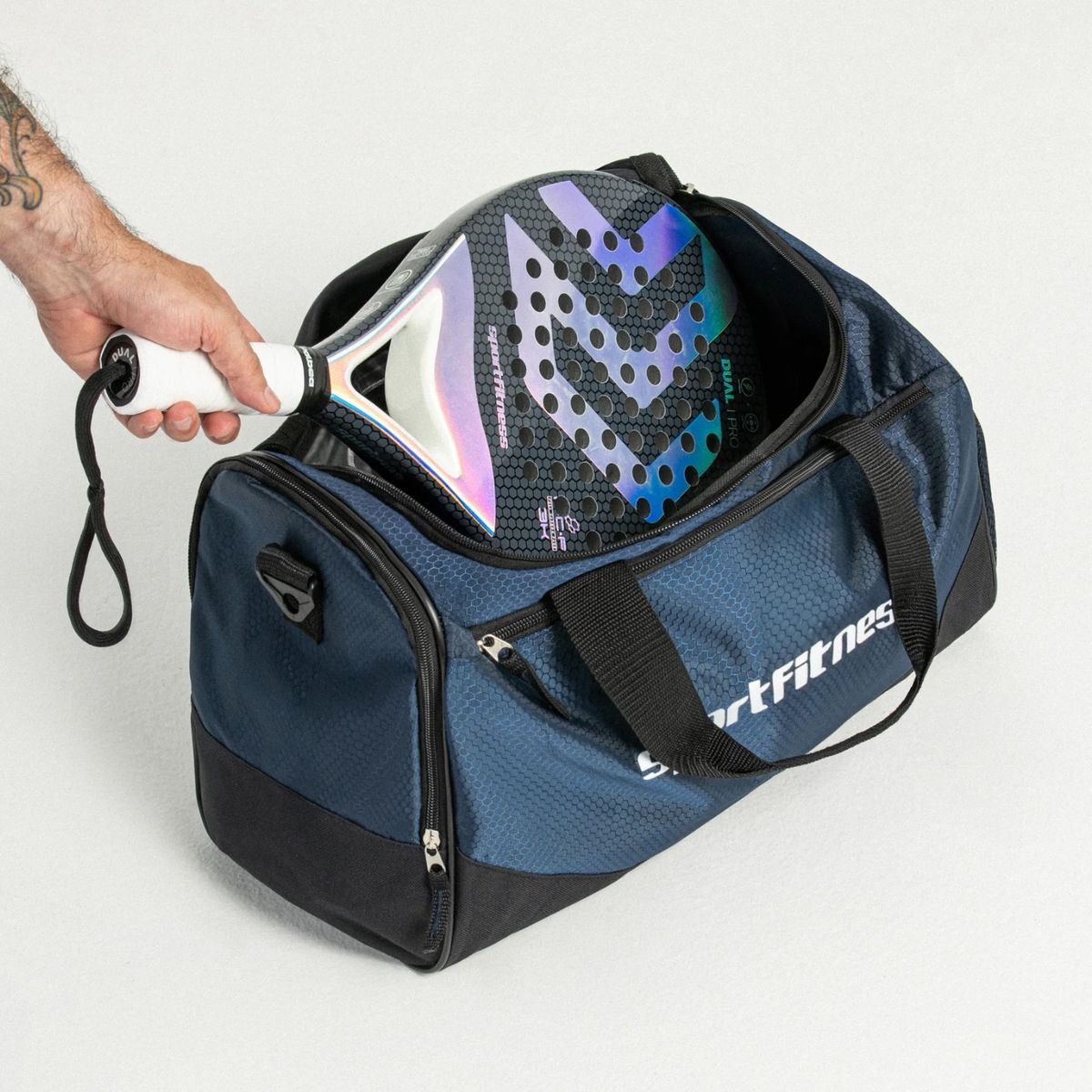 SPORT FITNESS - Mochila Deportiva Boost Azul Oscuro Con Gran Espacio