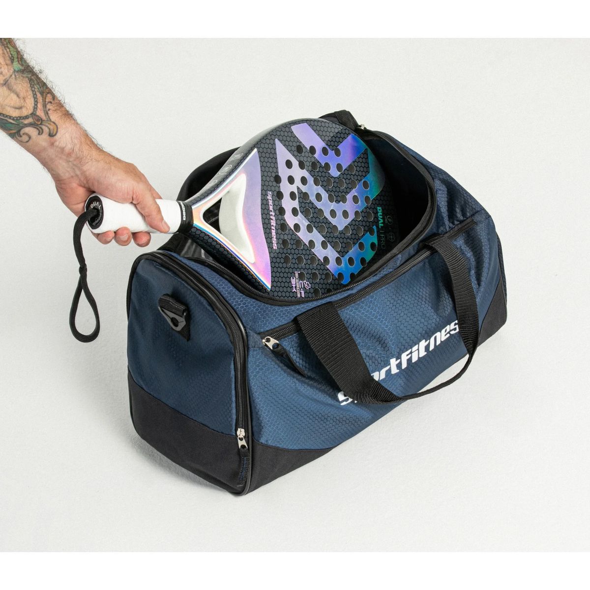 SPORT FITNESS - Mochila Deportiva Boost Azul Oscuro Con Gran Espacio