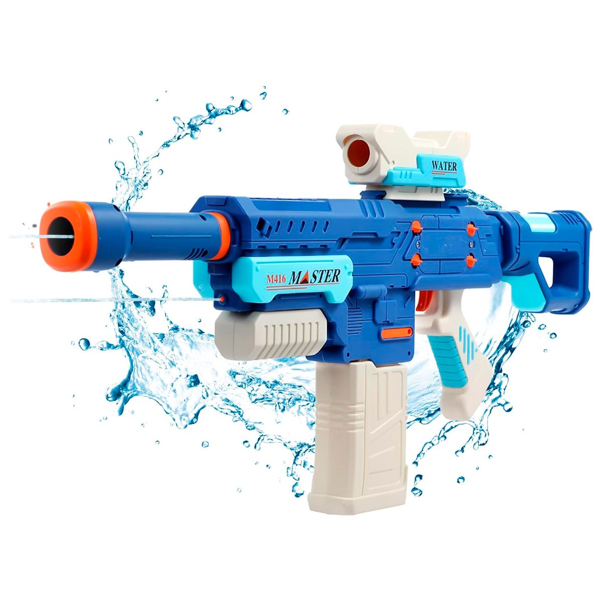 GENERICO - Pistola Agua Eléctrica Láser Recargable Automatica