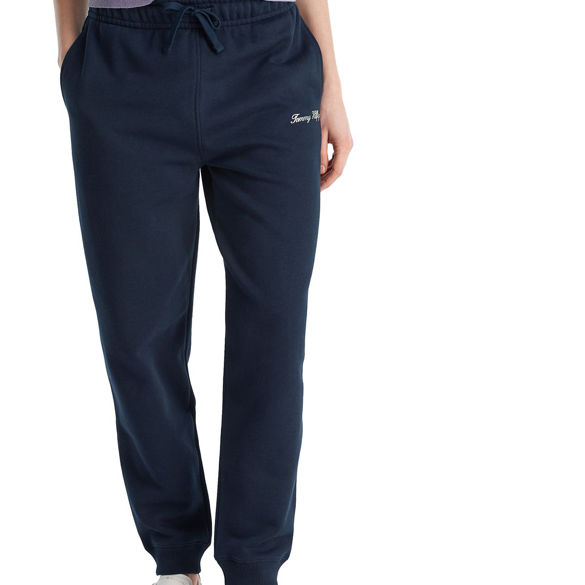 TOMMY HILFIGER - Jogger azul de corte regular con logo gráfico Tommy Hilfiger