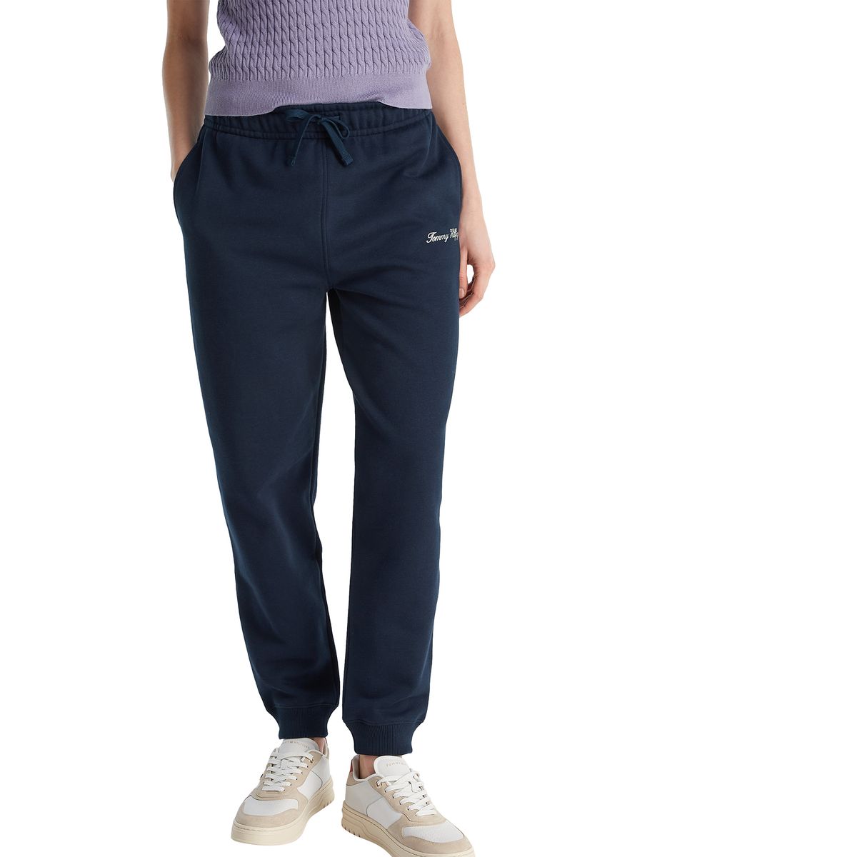 TOMMY HILFIGER - Jogger azul de corte regular con logo gráfico Tommy Hilfiger