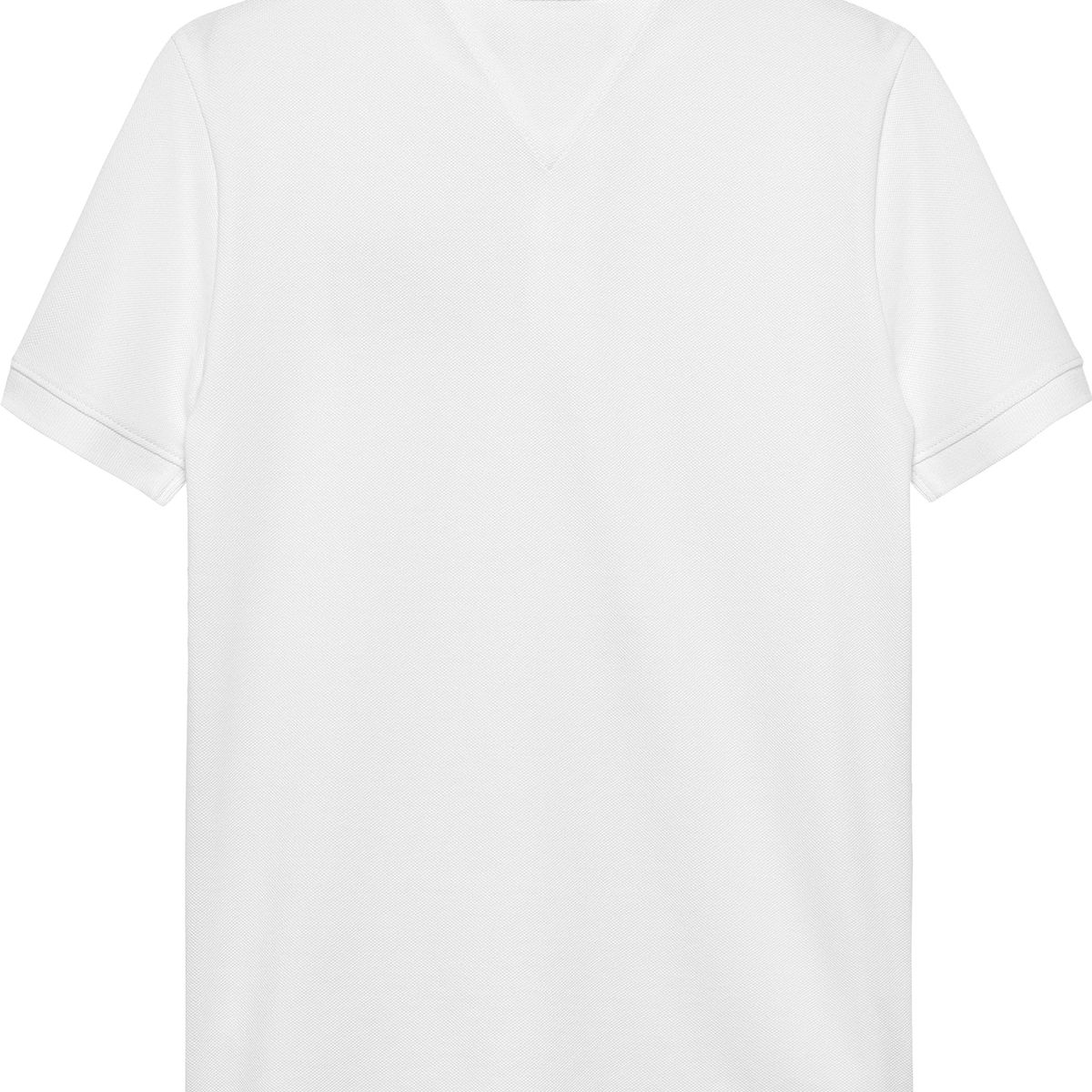 TOMMY HILFIGER - Polo blanco varsity con logo gráfico Tommy Hilfiger