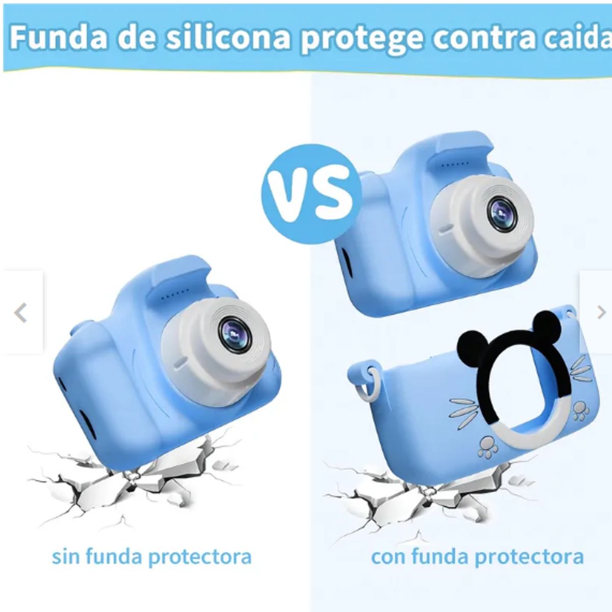 GENERICO - Camara Digital Para Niños Full Hd 1080p Fotografía Azul