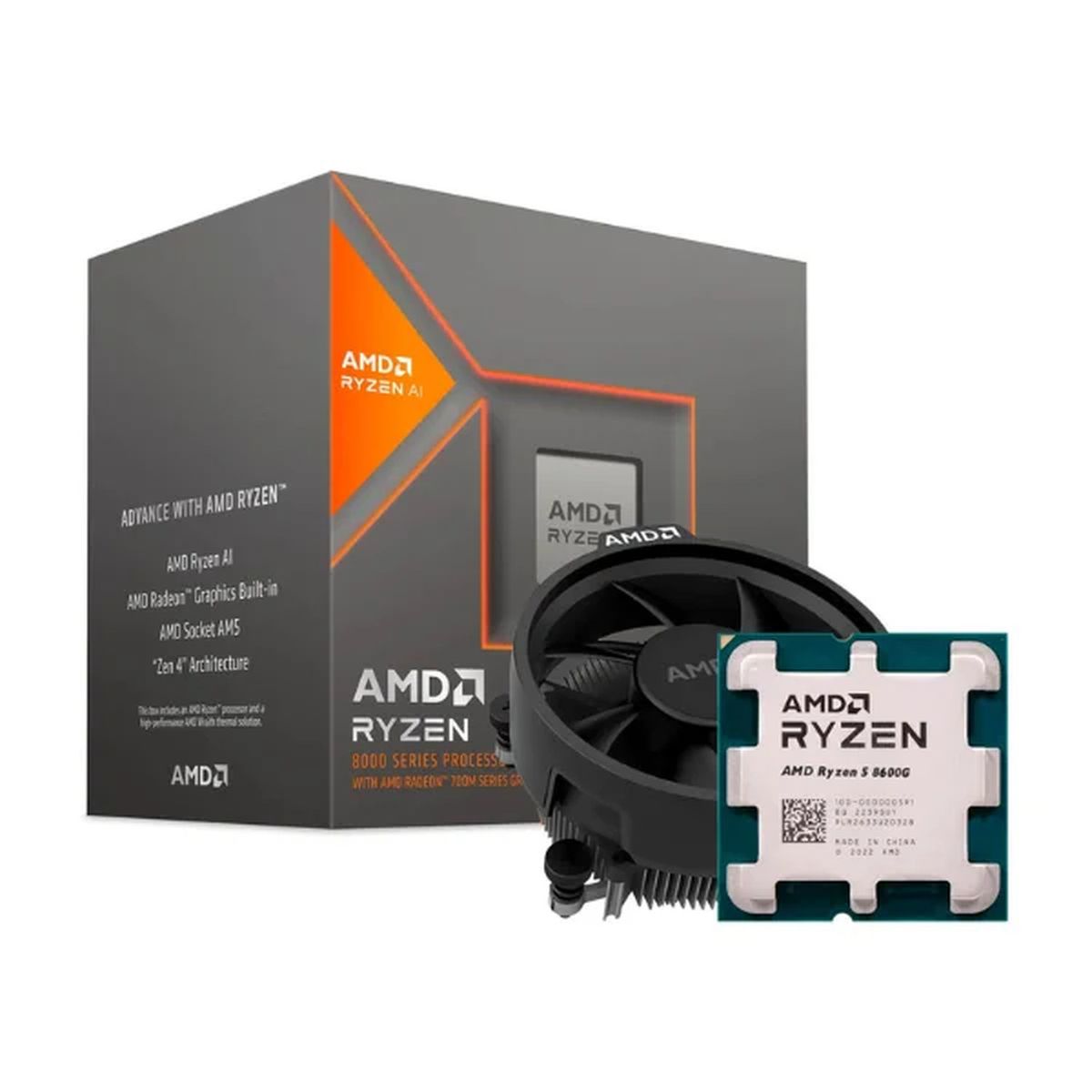AMD - Procesador AMD Ryzen 5 RYZEN 5 8600G AM5 APU Zen 4 Con Radeon