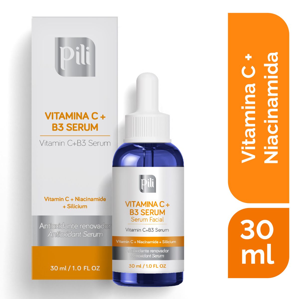 PILI - Sérum Vitamina C y Niacinamida 30ml Pili
