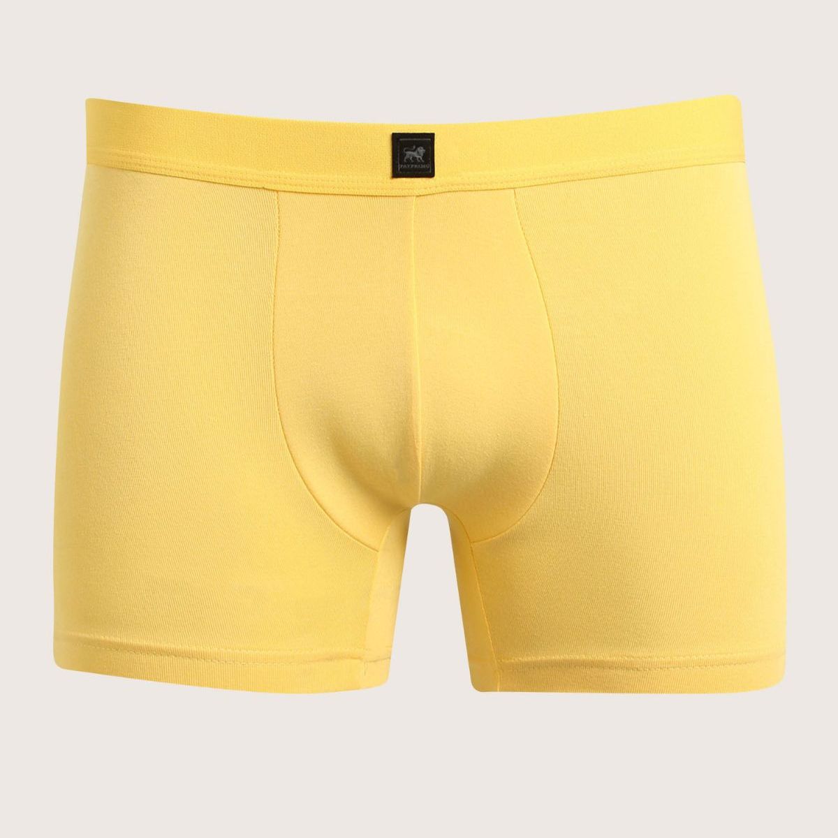 PATPRIMO - Boxer  Clásicos Y Tonalidad Vivaz En Lycra-Algodón X1 Para Hombre Amarillo Patprimo