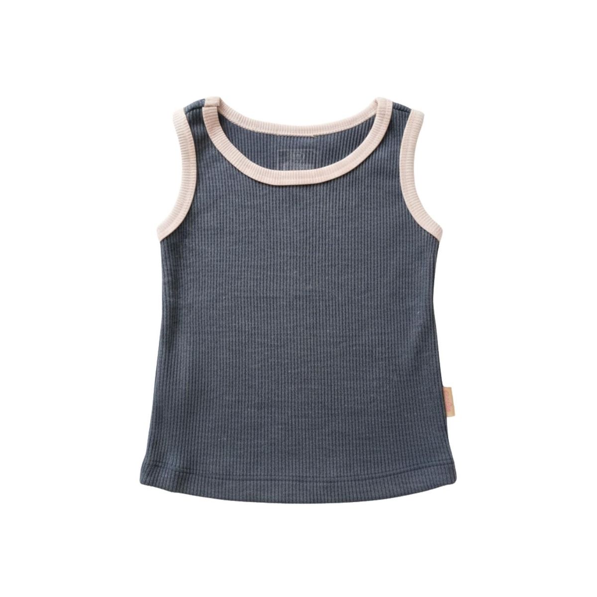 BIGBOYS - Crop Rib Combinado Azul Rosa Bebe Niña