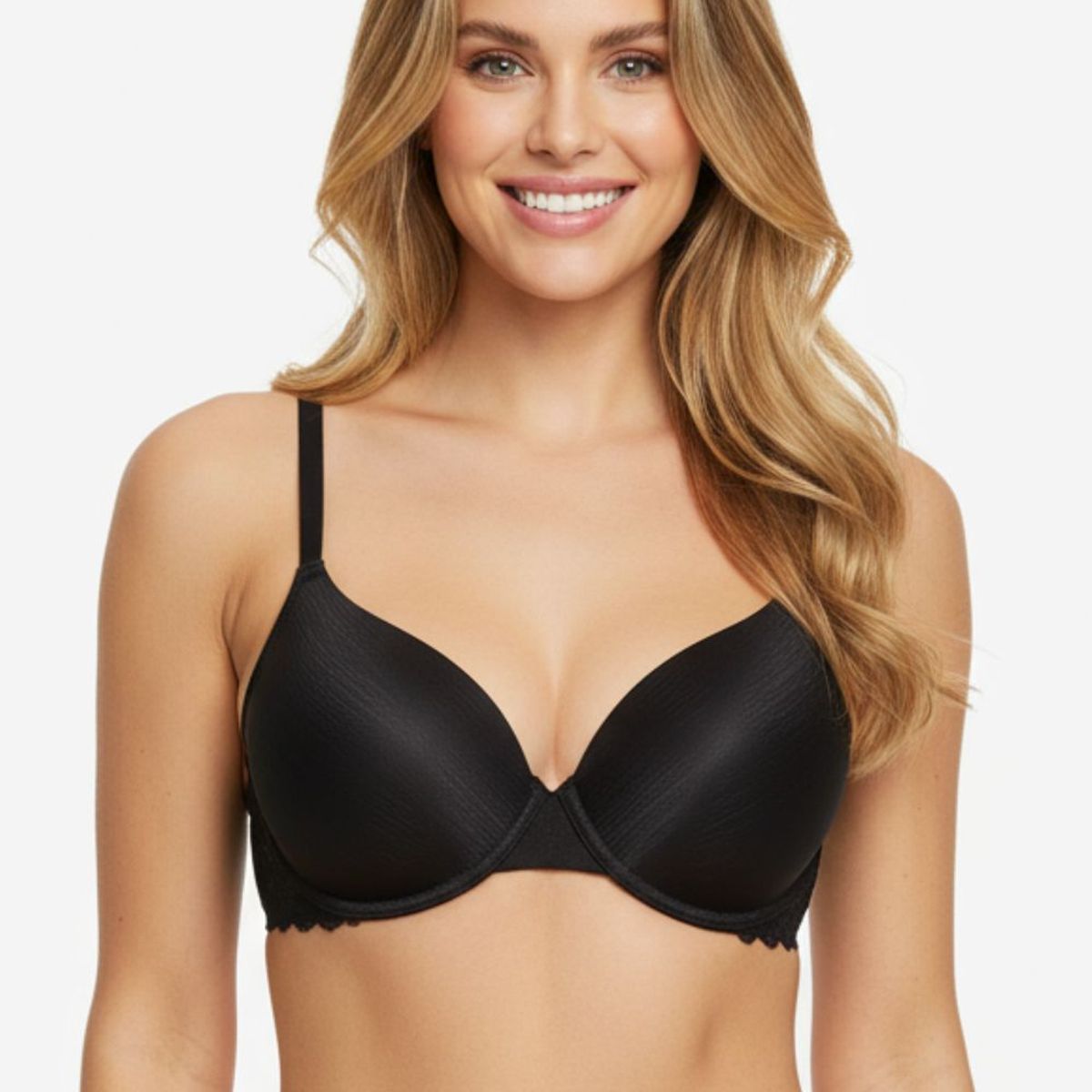 LILI PINK - Brasier en microfibra satinada paquete x2 cobertura 3/4