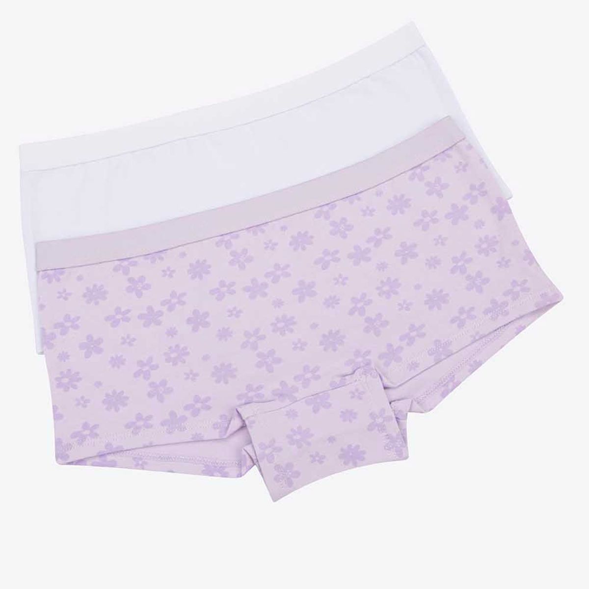 LILI PINK - Boxer confeccionado en algodón para niñas paquete x2