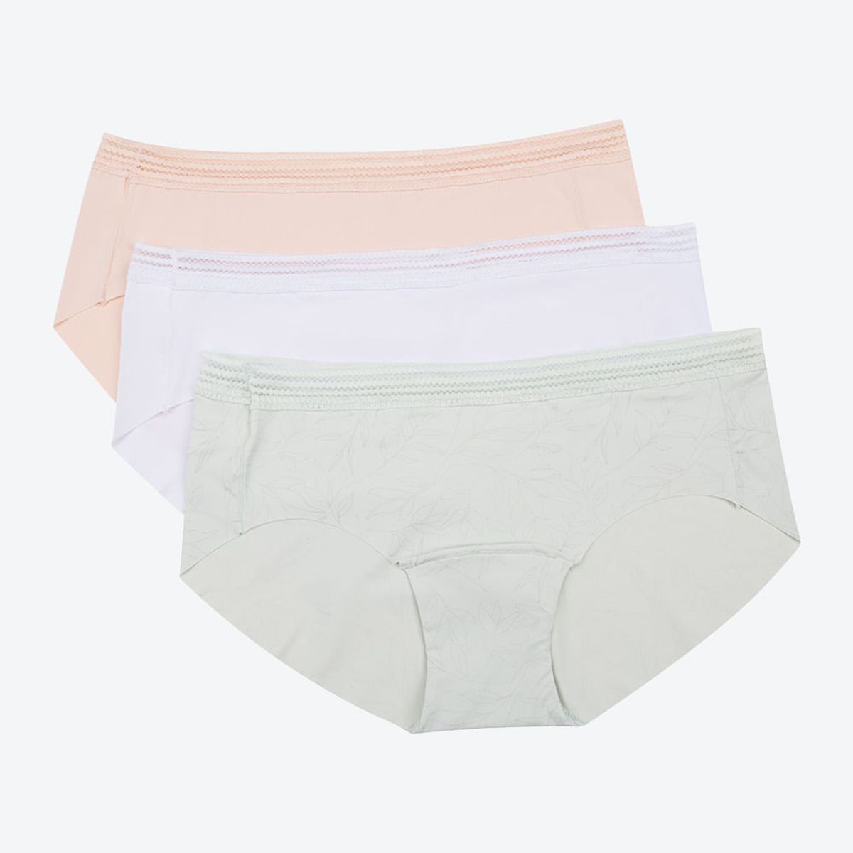 LILI PINK - Panty tipo hipster en microfibra paquete x3