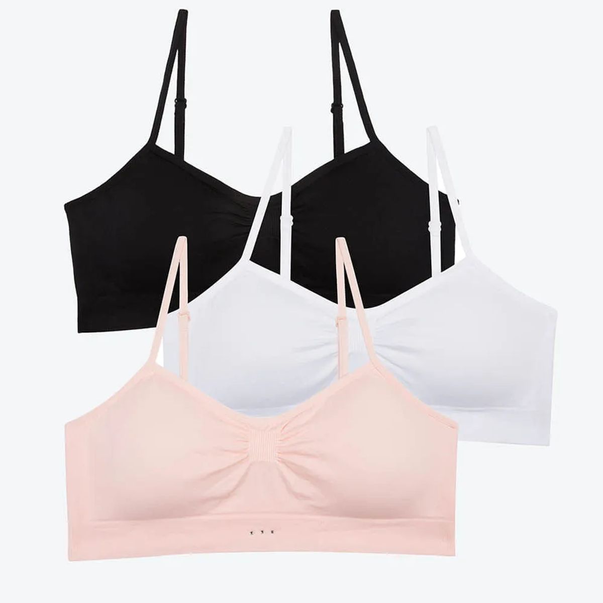 LILI PINK - Top con tecnologia seamless en poliamida paquete x3