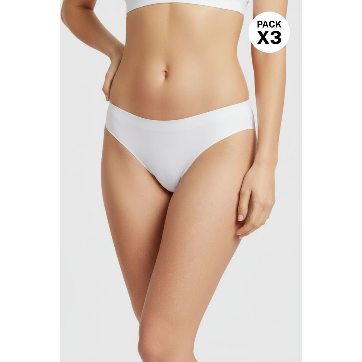 LILI PINK - Panty paquete x3 brasilera en microfibra