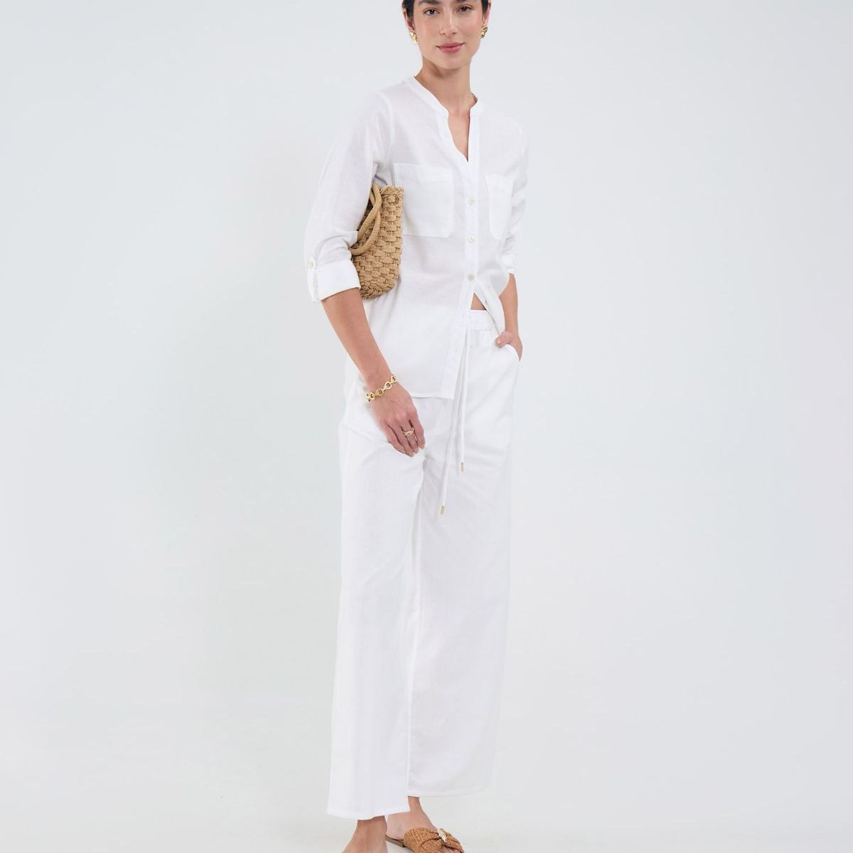 PATPRIMO - Blusa  Para Mujer Manga Larga Color Blanco Marca Patprimo #30123576