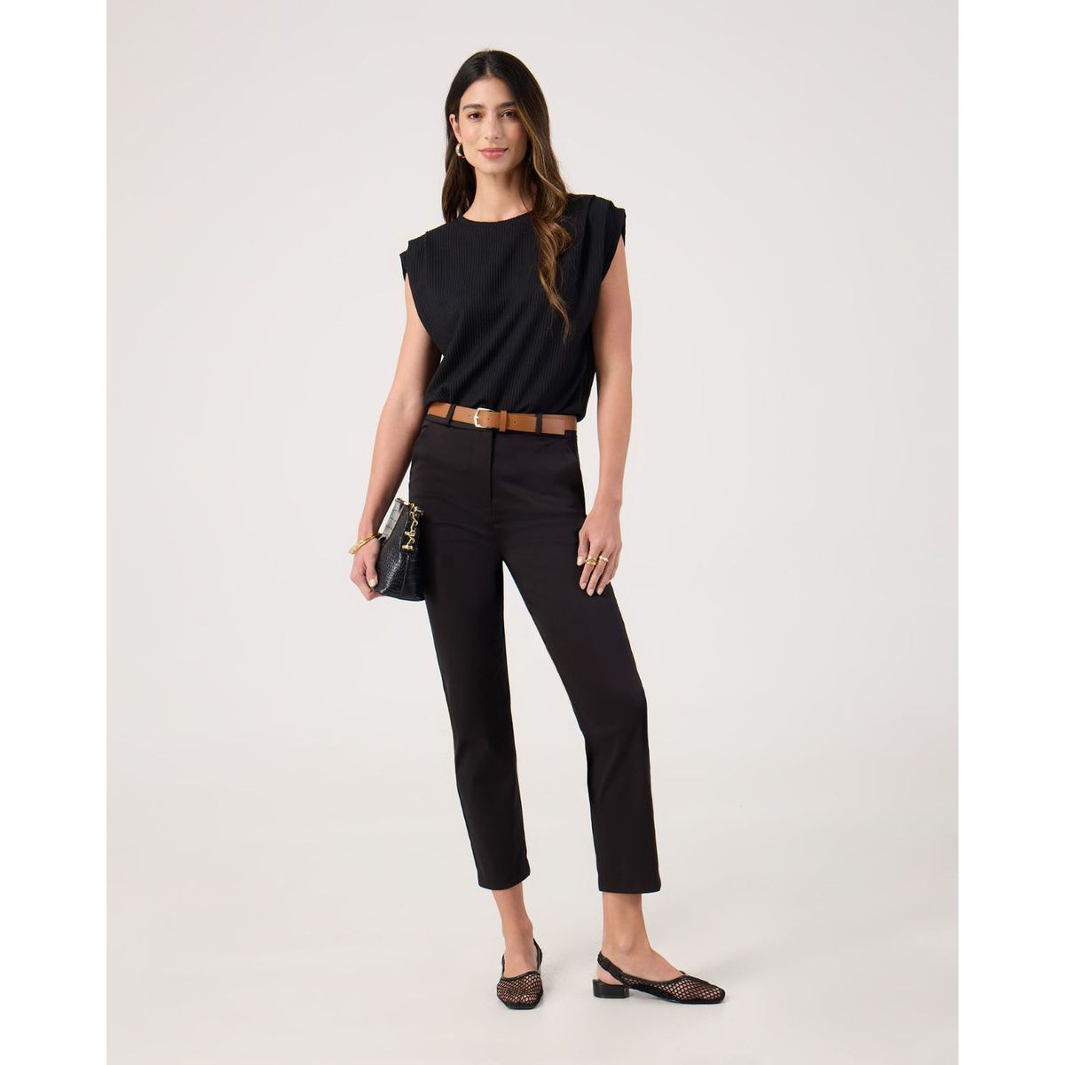 PATPRIMO - Pantalon Chino   Para Mujer Negro Patprimo