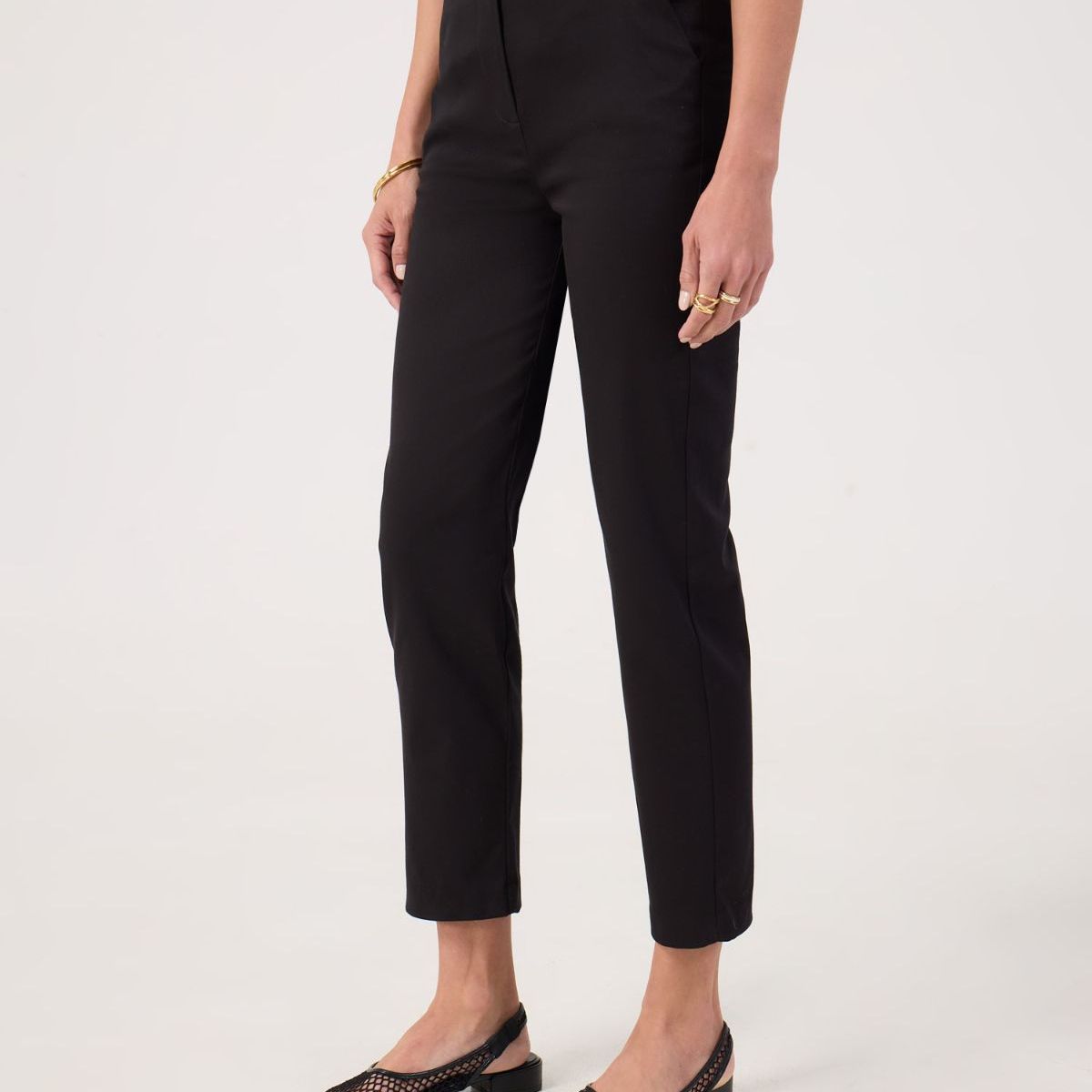 PATPRIMO - Pantalon Chino   Para Mujer Negro Patprimo