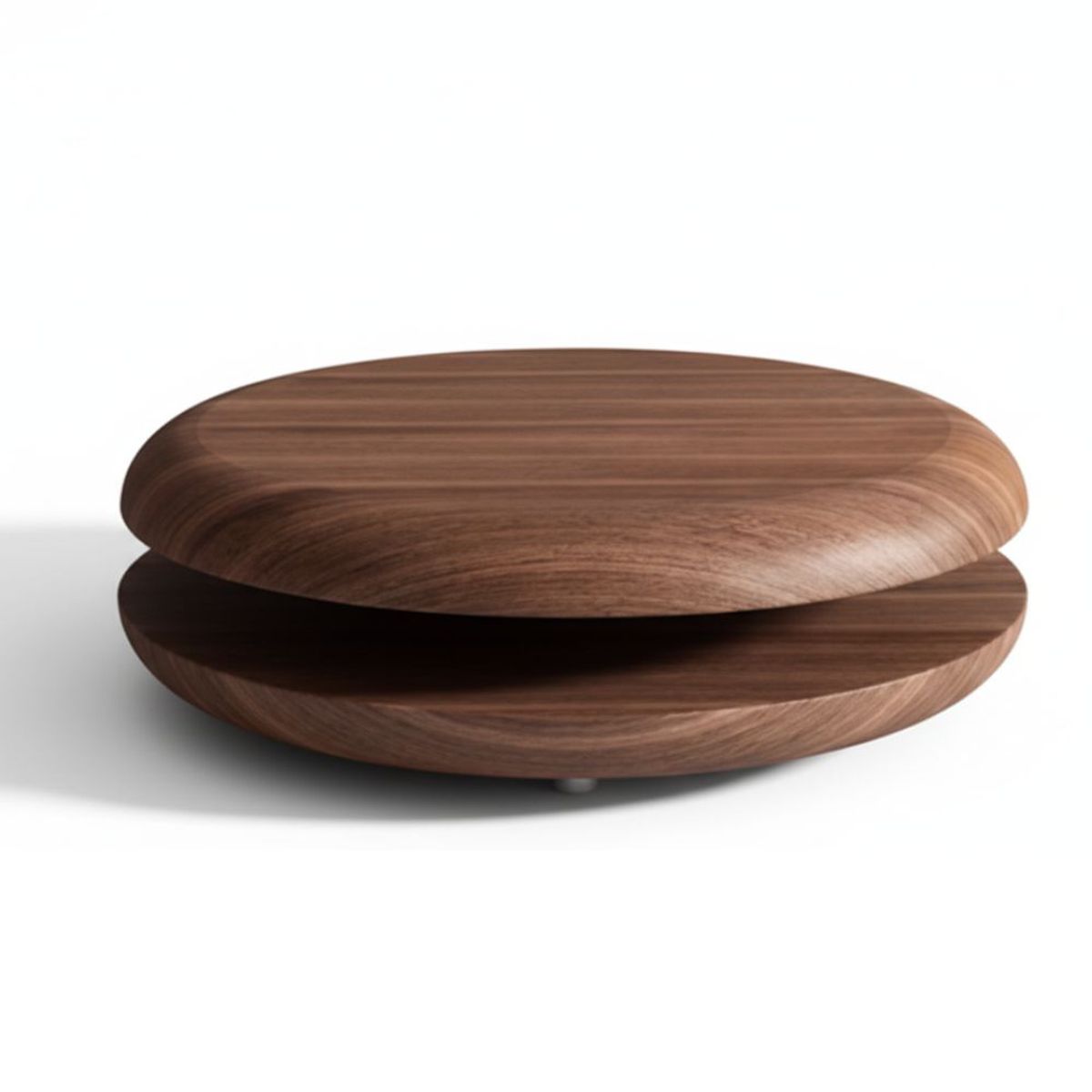 22 GRADOS DECORACION - Mesa de centro Leibowitz  Diámetro 110cm Roble_.