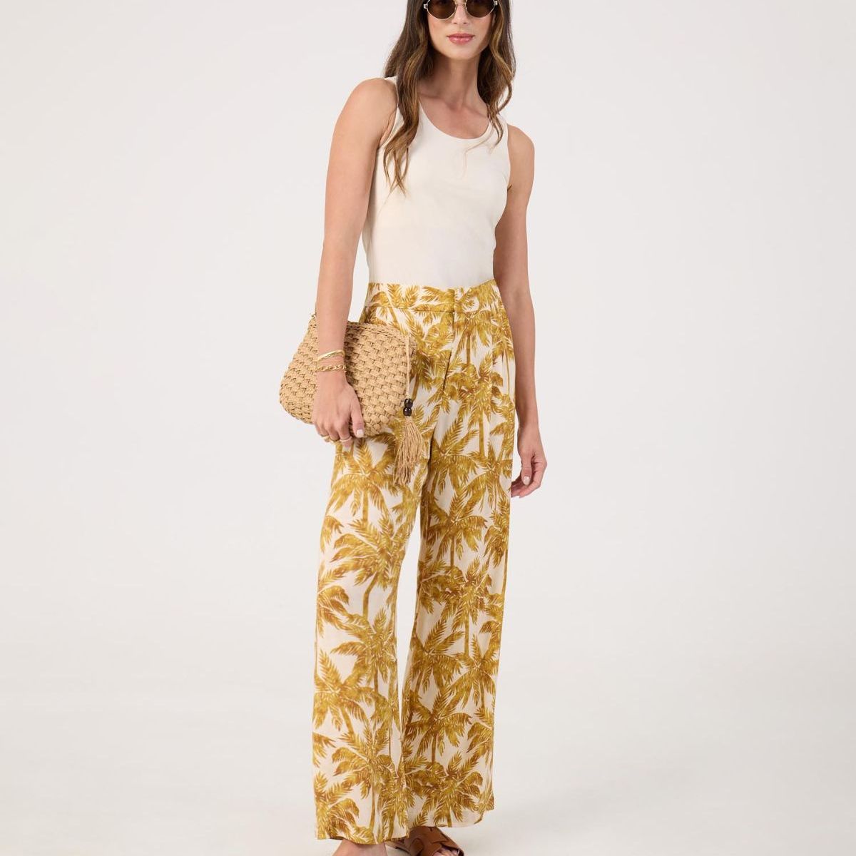 PATPRIMO - Pantalón  Para Mujer Moda Patprimo Amarillo #30072065