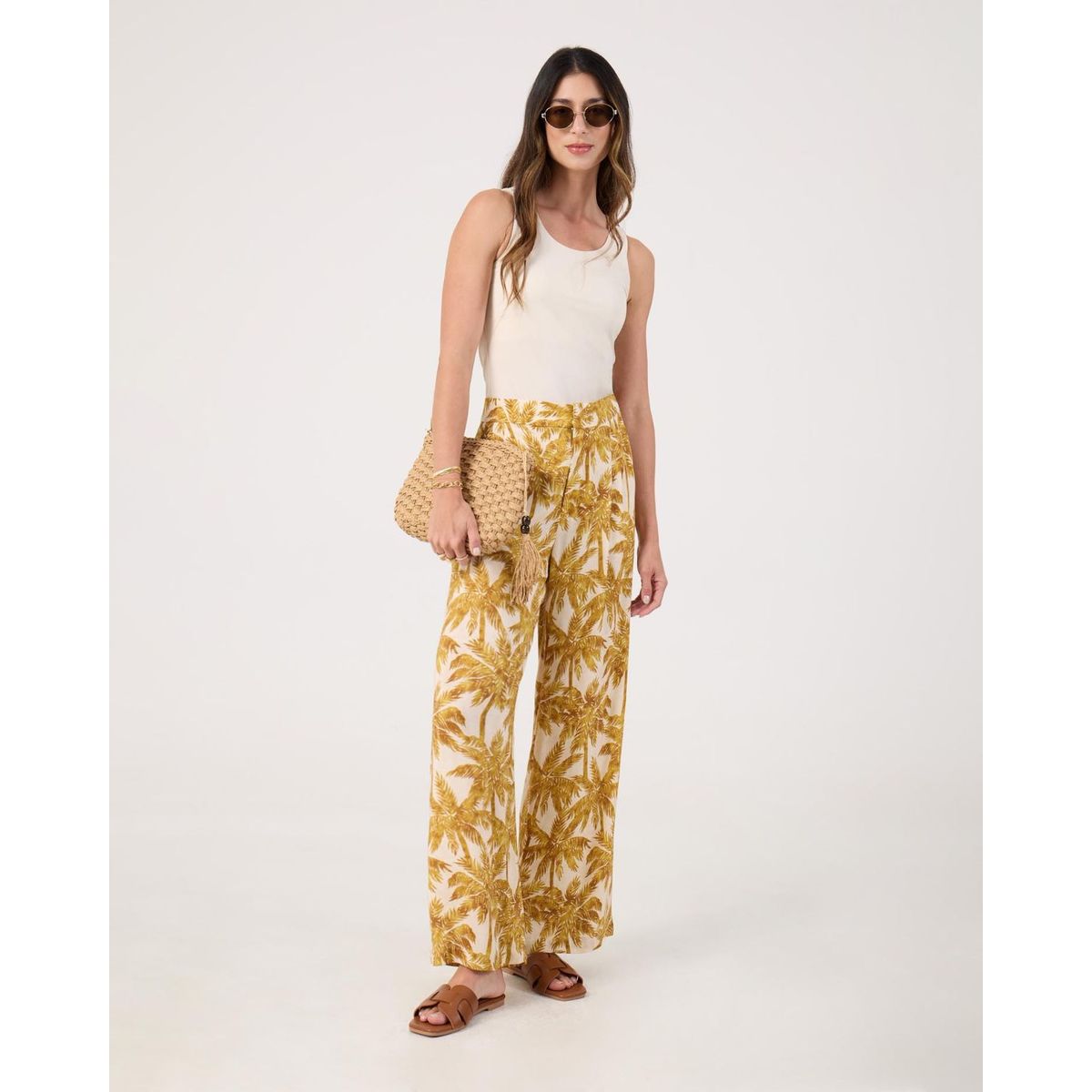 PATPRIMO - Pantalón  Para Mujer Moda Patprimo Amarillo #30072065
