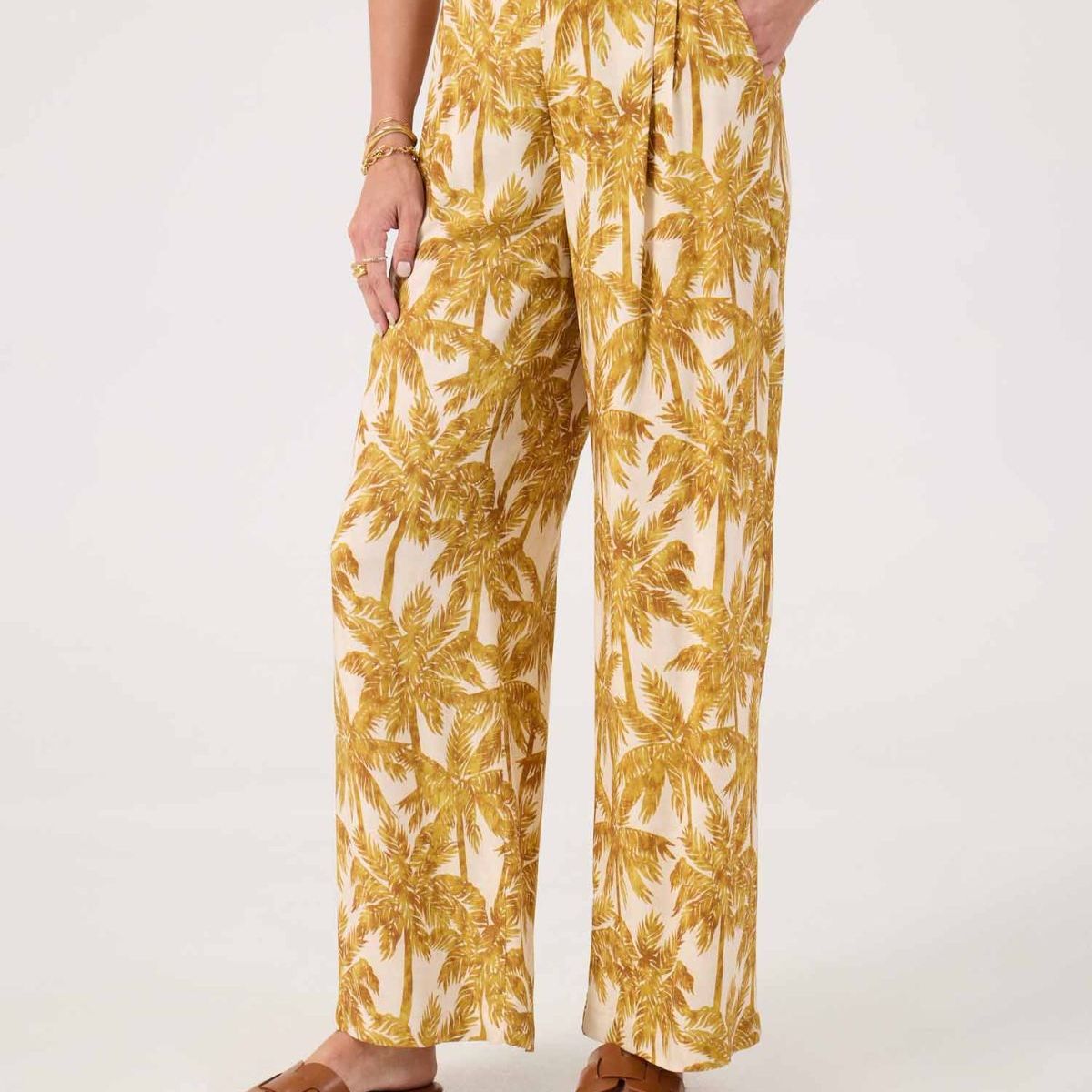 PATPRIMO - Pantalón  Para Mujer Moda Patprimo Amarillo #30072065