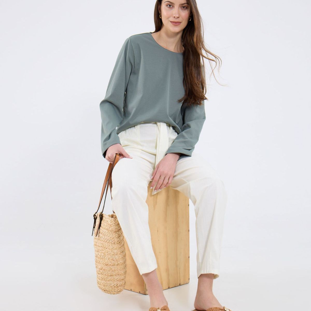 PATPRIMO - Blusa Para Mujer Manga Larga Patprimo Color Verde #30123479