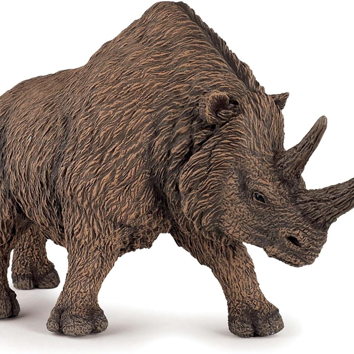 JUGANDO Y EDUCANDO - Figura Coleccionable Dinosaurio Rinoceronte Pintada A Mano