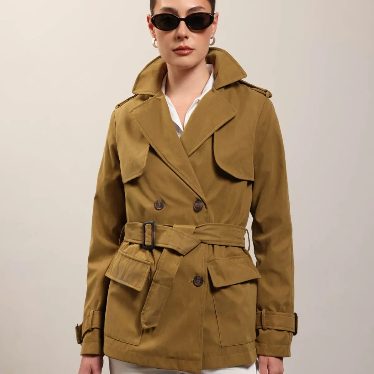 PATPRIMO - Chaqueta  Para Mujer Trench Marca Patprimo #30080567-78538