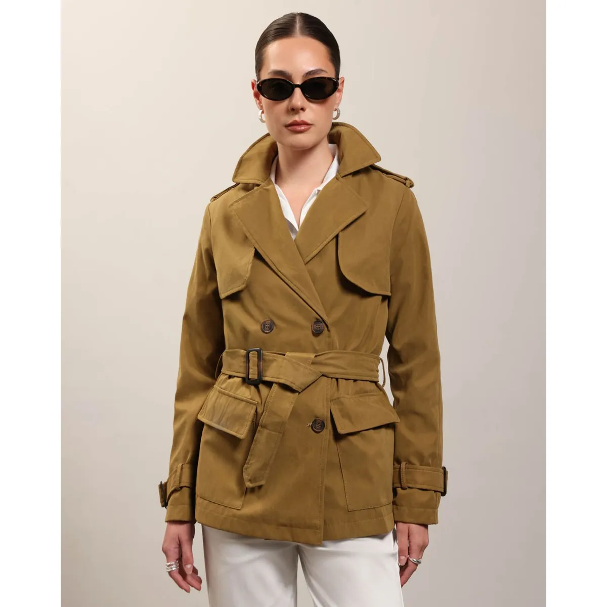 PATPRIMO - Chaqueta  Para Mujer Trench Marca Patprimo #30080567-78538