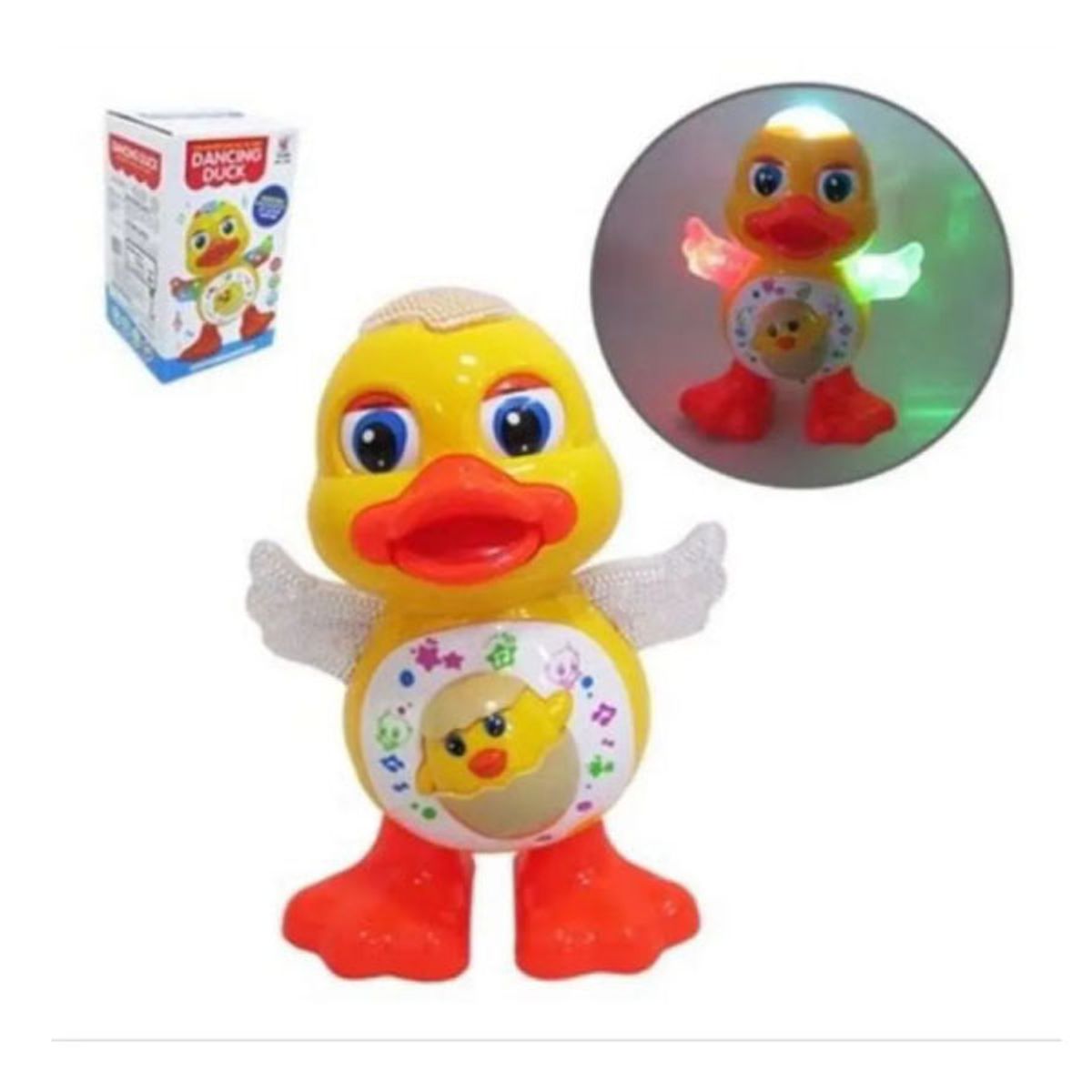 GENERICO - Robot Pato Musical Luces Interactivo Juguete Niños+ Bateria