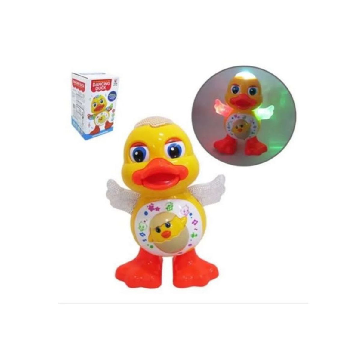 GENERICO - Robot Pato Musical Luces Interactivo Juguete Niños+ Bateria