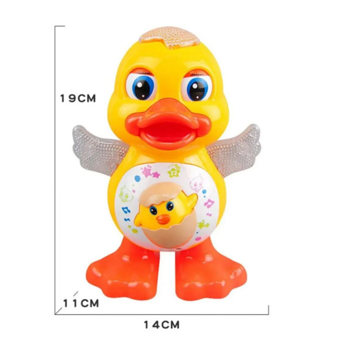 GENERICO - Robot Pato Musical Luces Interactivo Juguete Niños+ Bateria