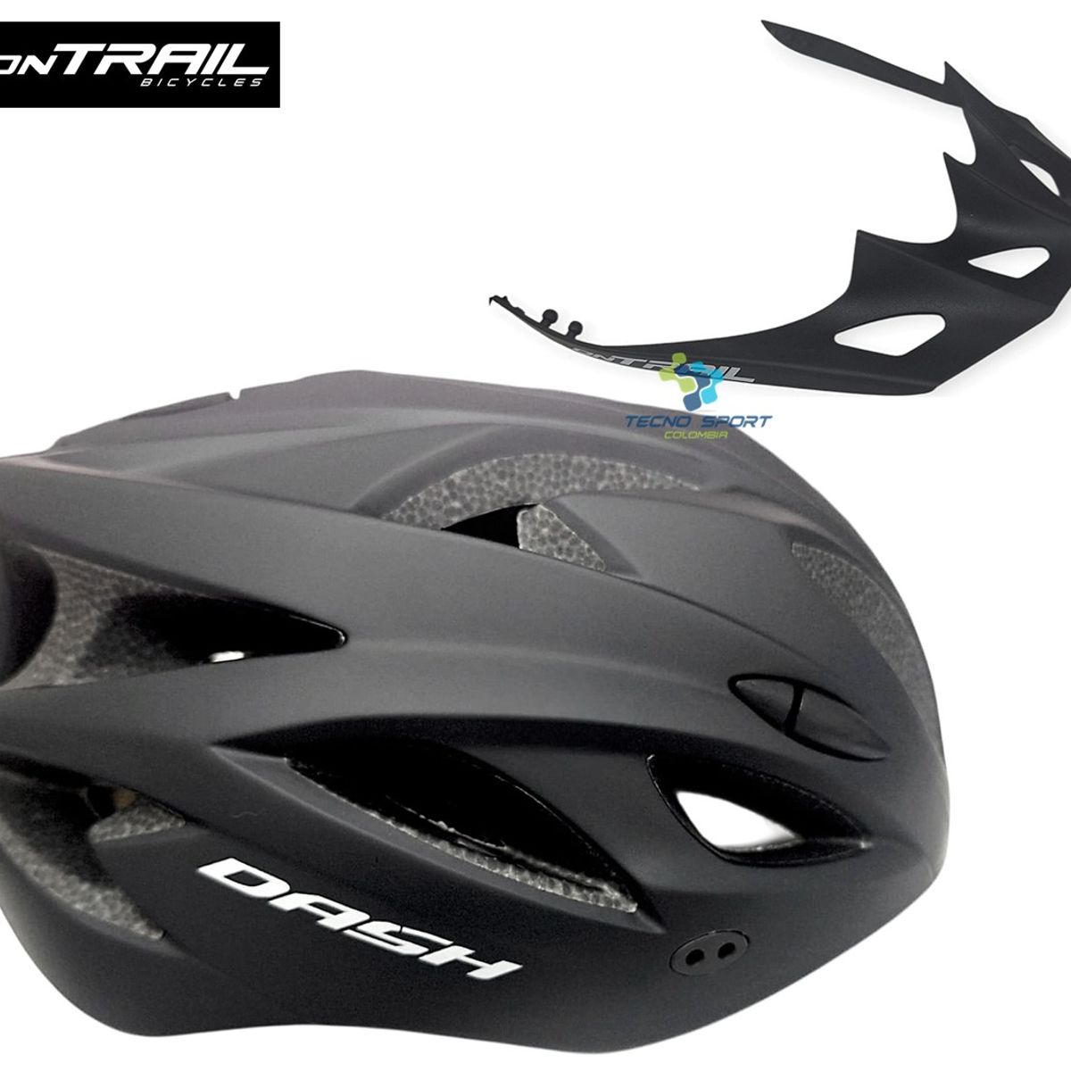 ON TRAIL - Casco Bicicleta + Guante Gel Ciclismo Mtb Ruta Patinaje