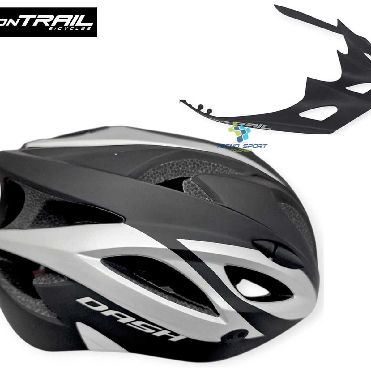 ON TRAIL - Casco Bicicleta + Guante Gel Ciclismo Mtb Ruta Patinaje